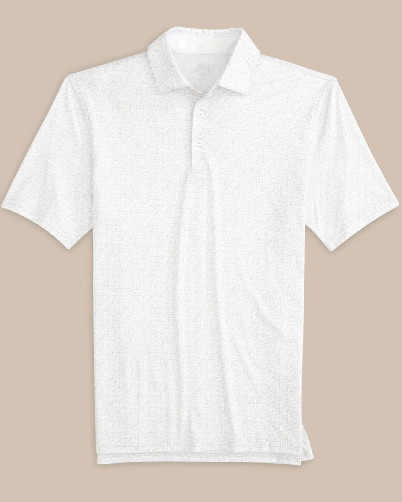 Store Southern Tide Driver Over Clubbing Print Performance Polo Shirt