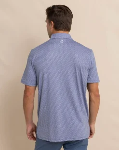 Outlet Southern Tide Driver Vacation Views Printed Polo