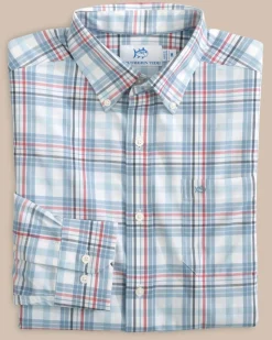 Sale Southern Tide Durwood Plaid Intercoastal Sport Shirt