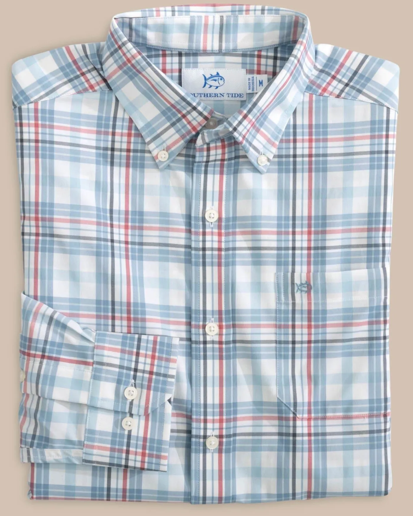 Sale Southern Tide Durwood Plaid Intercoastal Sport Shirt