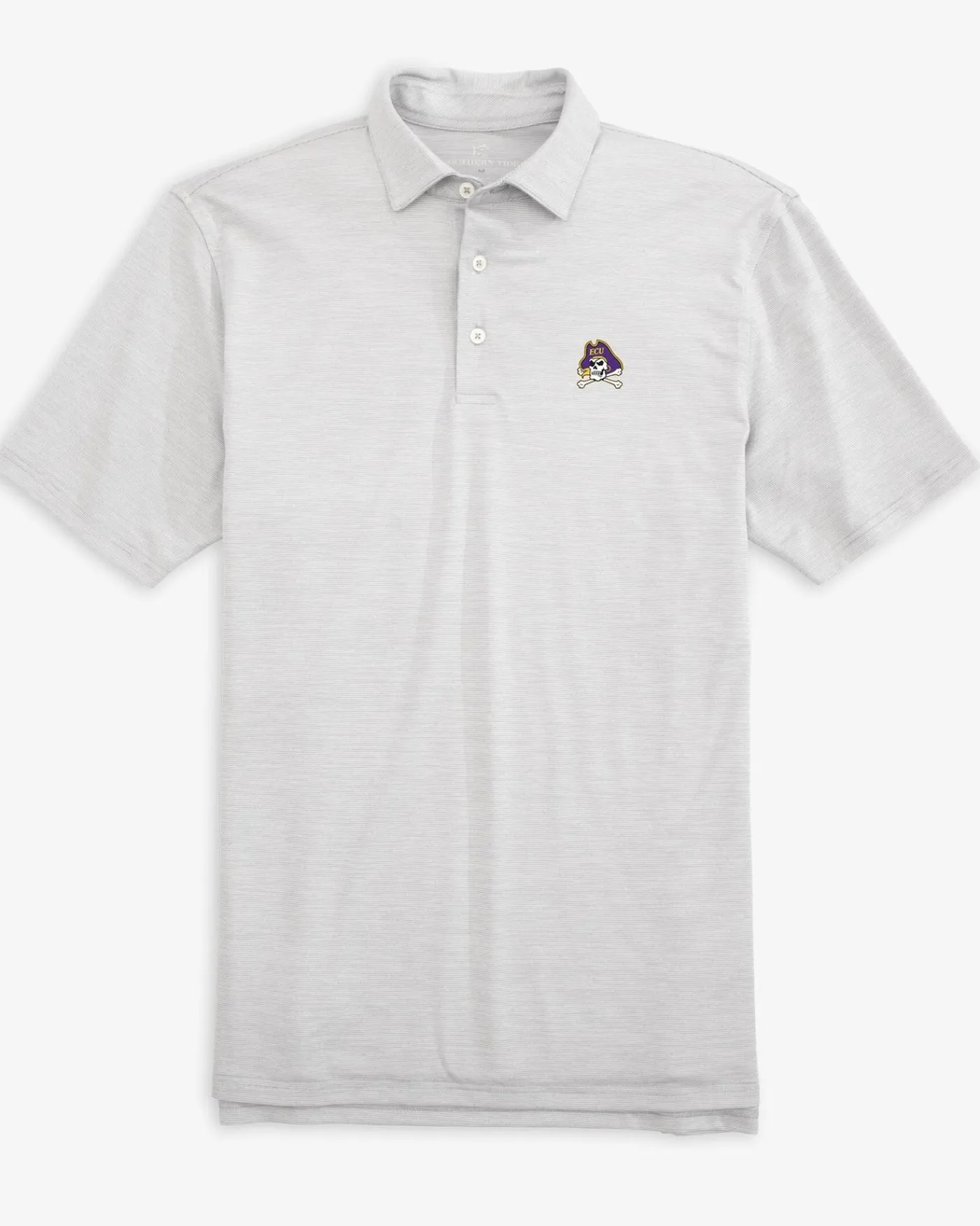 Store Southern Tide East Carolina Driver Spacedye Polo Shirt