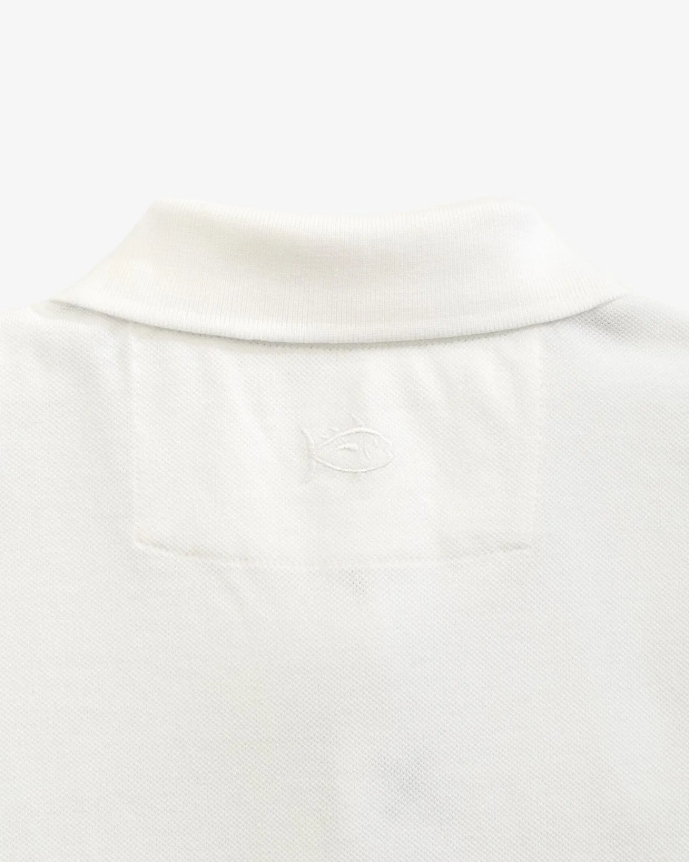 Cheap Southern Tide East Carolina Pirates Skipjack Polo Classic White