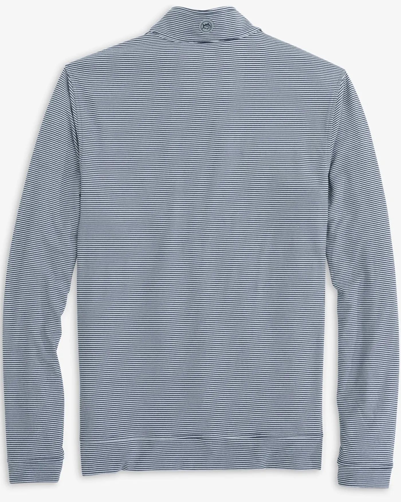 Flash Sale Southern Tide East Tennessee State Cruiser Micro-Stripe Heather Quarter Zip Heather Navy