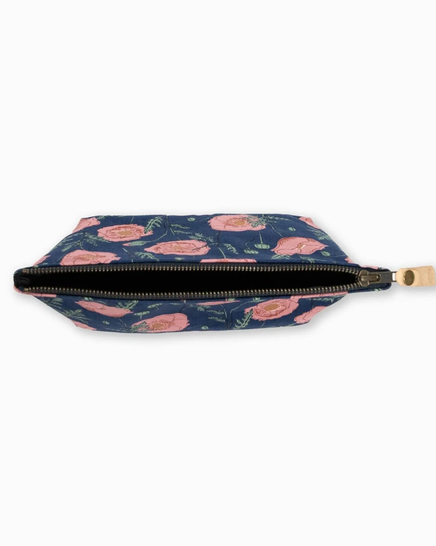 New Southern Tide Floral Travel Pouch Navy