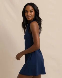 New Southern Tide Frances Zip Front Performance Dress