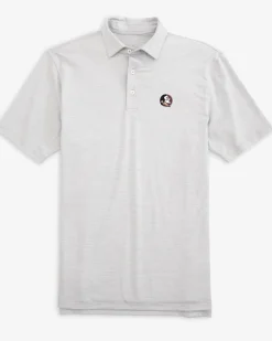 Best Sale Southern Tide Fsu Seminoles Driver Spacedye Polo Shirt