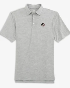 Best Sale Southern Tide Fsu Seminoles Driver Spacedye Polo Shirt