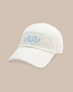 Hot Southern Tide Game, Set, Match Leather Strap Hat White