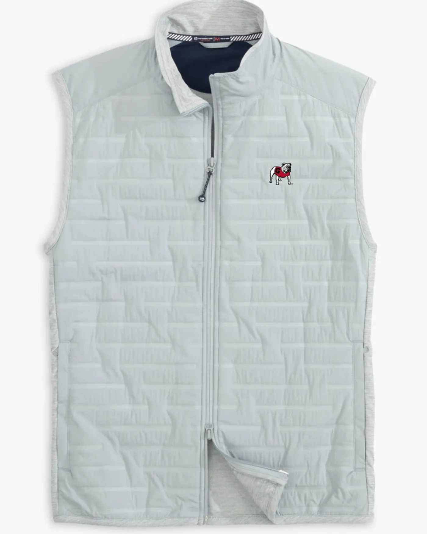 Hot Southern Tide Georgia Bulldogs Abercorn Vest Gravel Grey