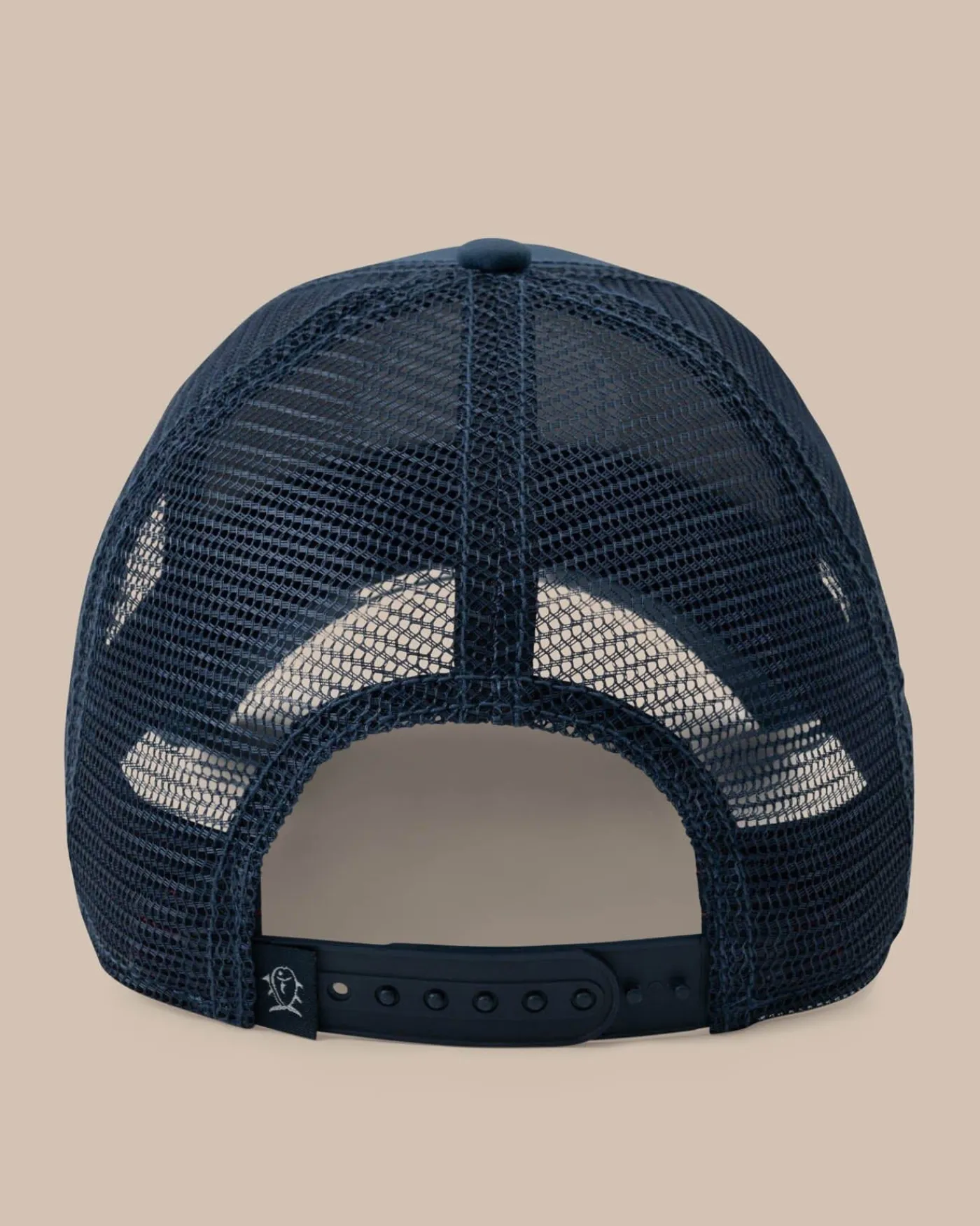 Fashion Southern Tide Georgia Patch Performance Trucker Hat Seven Seas Blue