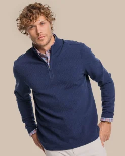 Clearance Southern Tide Heather Outbound Quarter Zip