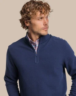Clearance Southern Tide Heather Outbound Quarter Zip
