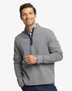Clearance Southern Tide Heather Outbound Quarter Zip