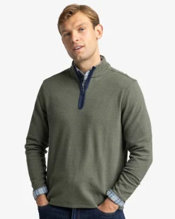 Clearance Southern Tide Heather Outbound Quarter Zip