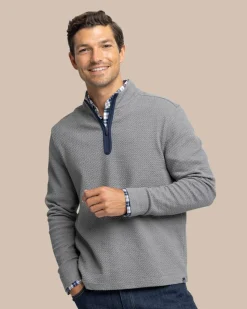Clearance Southern Tide Heather Outbound Quarter Zip