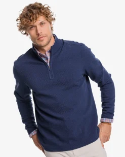 Clearance Southern Tide Heather Outbound Quarter Zip