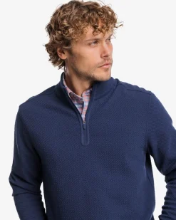 Clearance Southern Tide Heather Outbound Quarter Zip