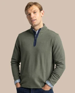 Clearance Southern Tide Heather Outbound Quarter Zip