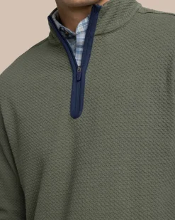 Clearance Southern Tide Heather Outbound Quarter Zip