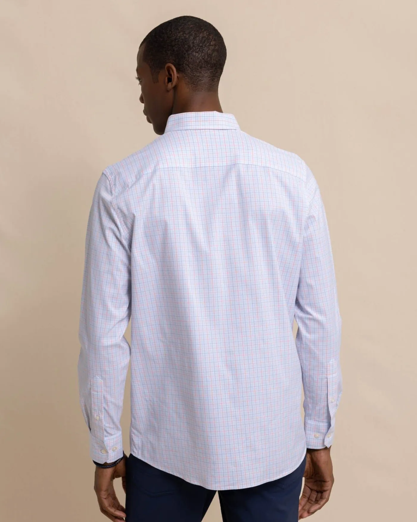 Cheap Southern Tide Intercoastal Falls Park Plaid Long Sleeve Sport Shirt