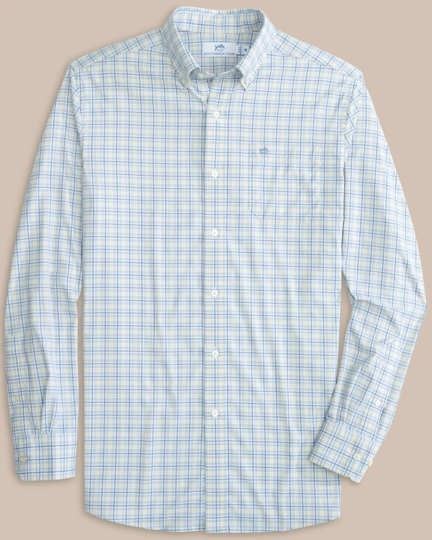 Cheap Southern Tide Intercoastal Falls Park Plaid Long Sleeve Sport Shirt