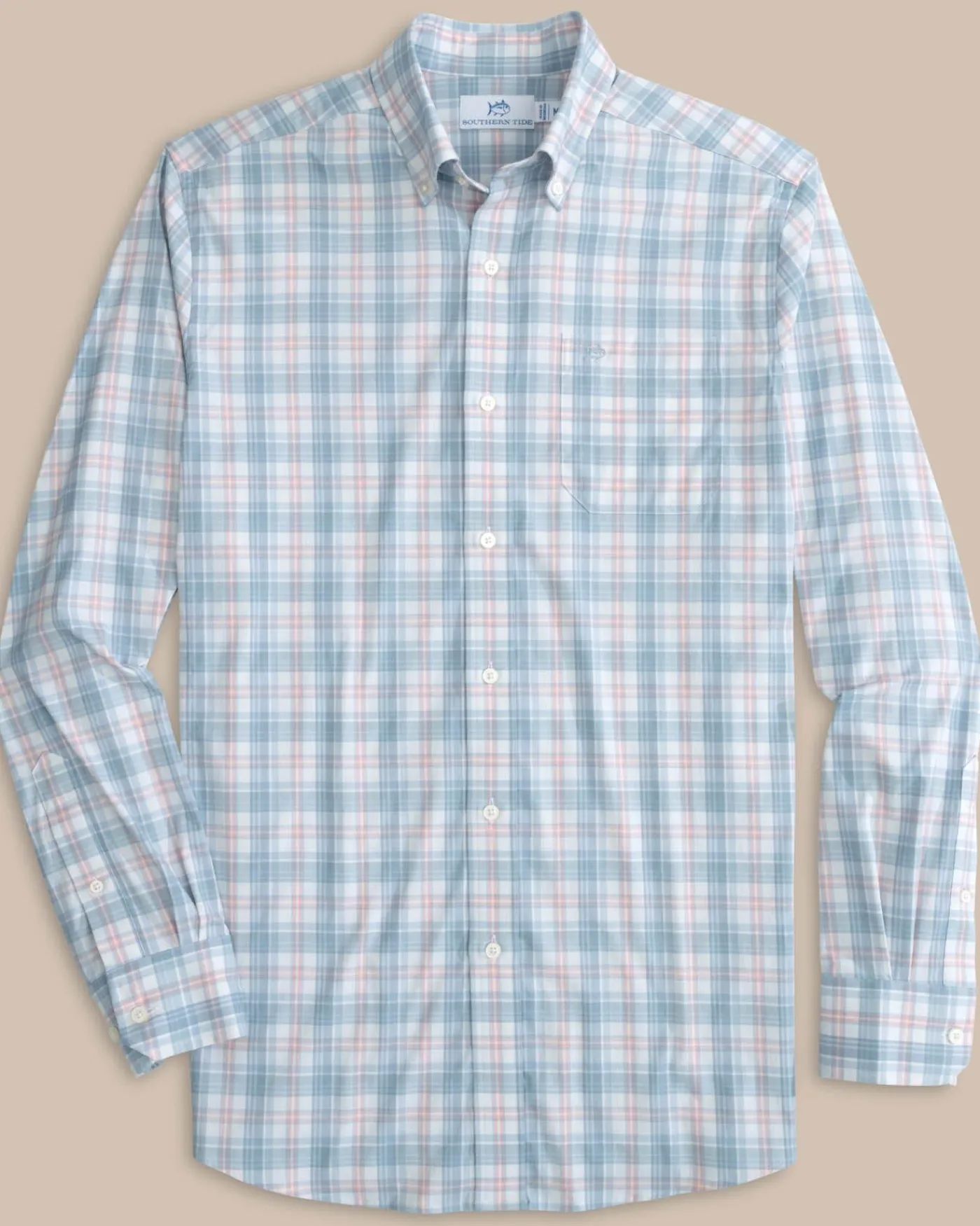Outlet Southern Tide Intercoastal West End Plaid Long Sleeve Sport Shirt