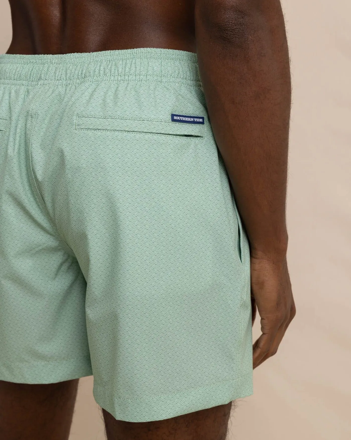 Best Southern Tide It'S Wavey Baby Swim Trunk Basil Green