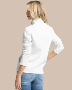 Store Southern Tide Kelsea Quilted Heather Pullover