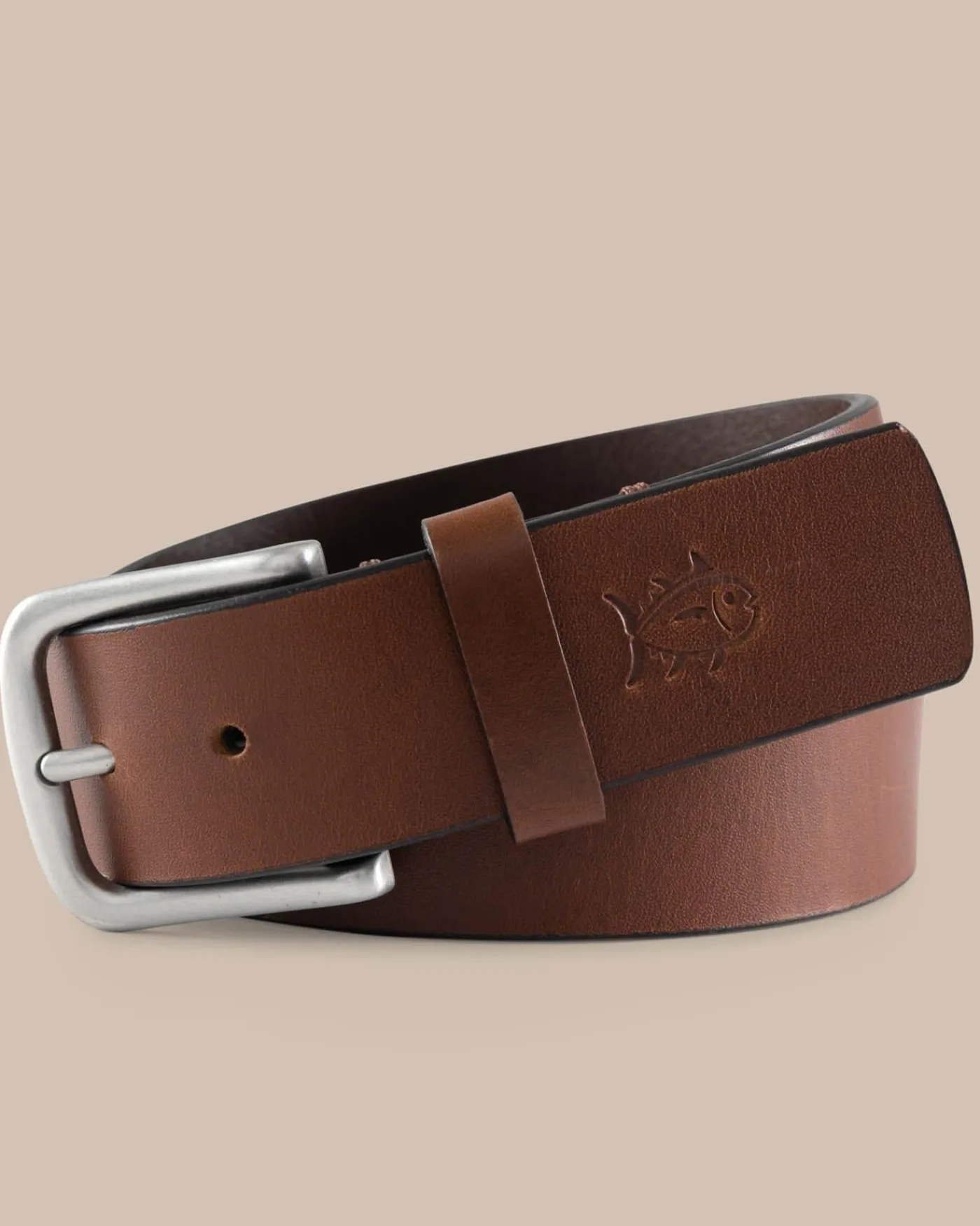 Flash Sale Southern Tide Kids Leather Belt Light Brown