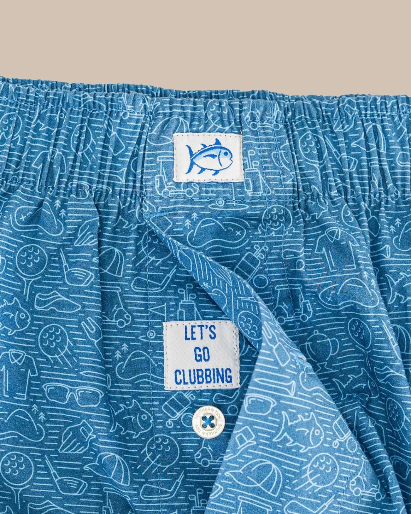 Fashion Southern Tide Let'S Go Clubbing Boxer Coronet Blue