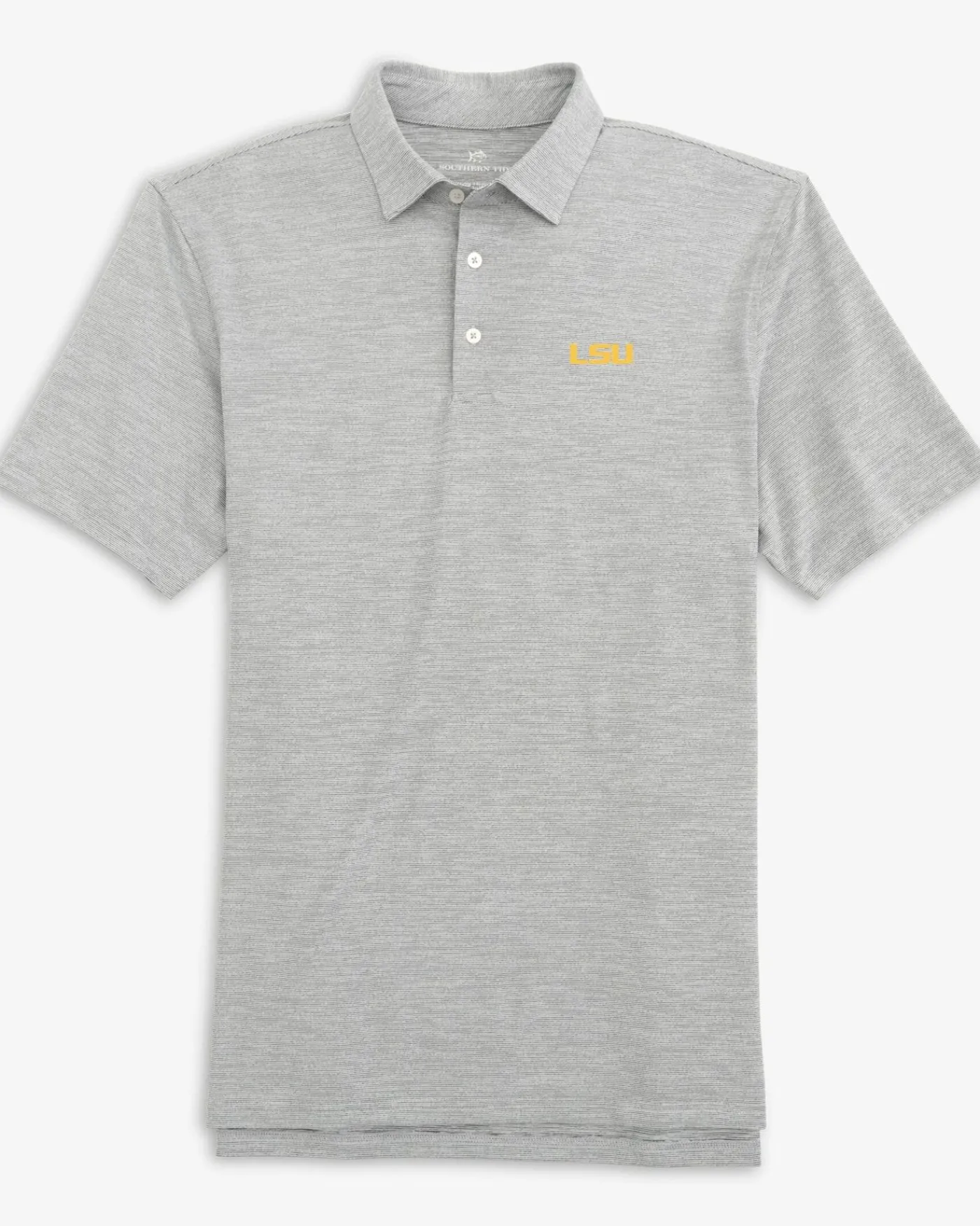 Fashion Southern Tide Lsu Tigers Driver Spacedye Polo Shirt