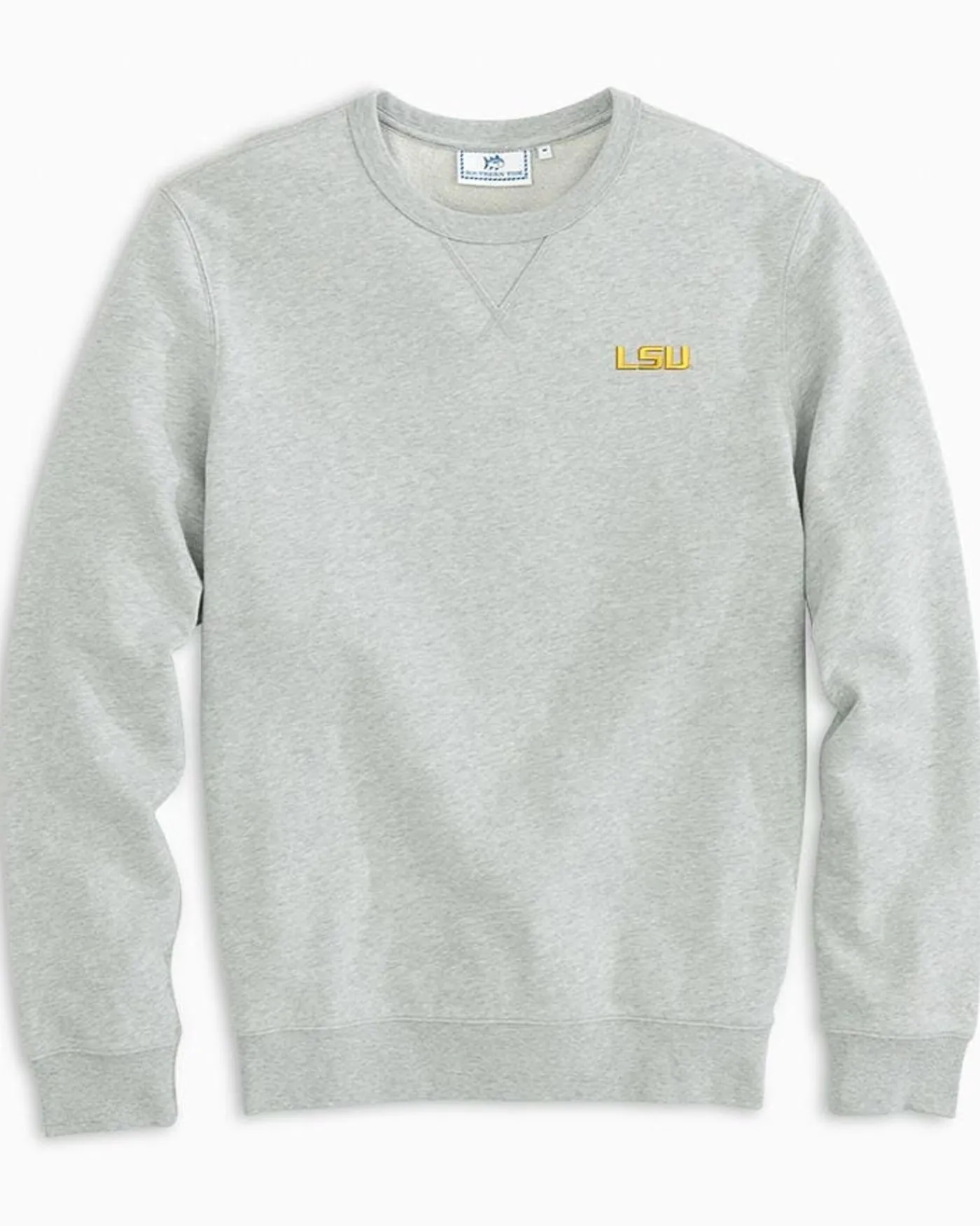 New Southern Tide Lsu Tigers Upper Deck Pullover Sweatshirt
