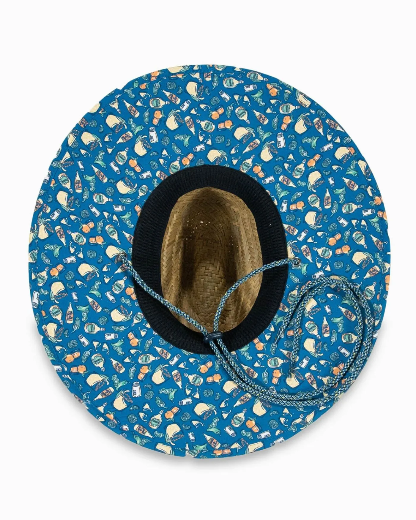Discount Southern Tide Marg Madness Straw Hat Atlantic Blue
