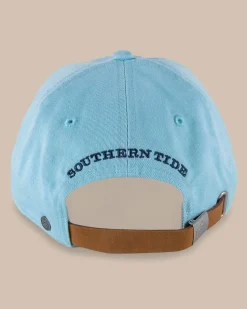 New Southern Tide Mini Skipjack Leather Strap Hat