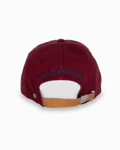 New Southern Tide Mini Skipjack Leather Strap Hat