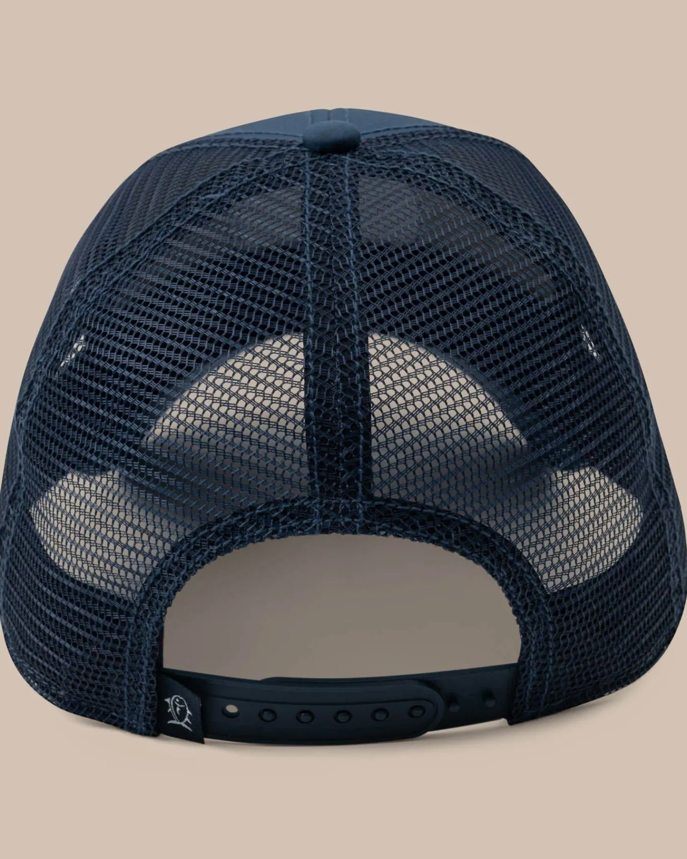 Online Southern Tide North Carolina Patch Performance Trucker Hat Seven Seas Blue