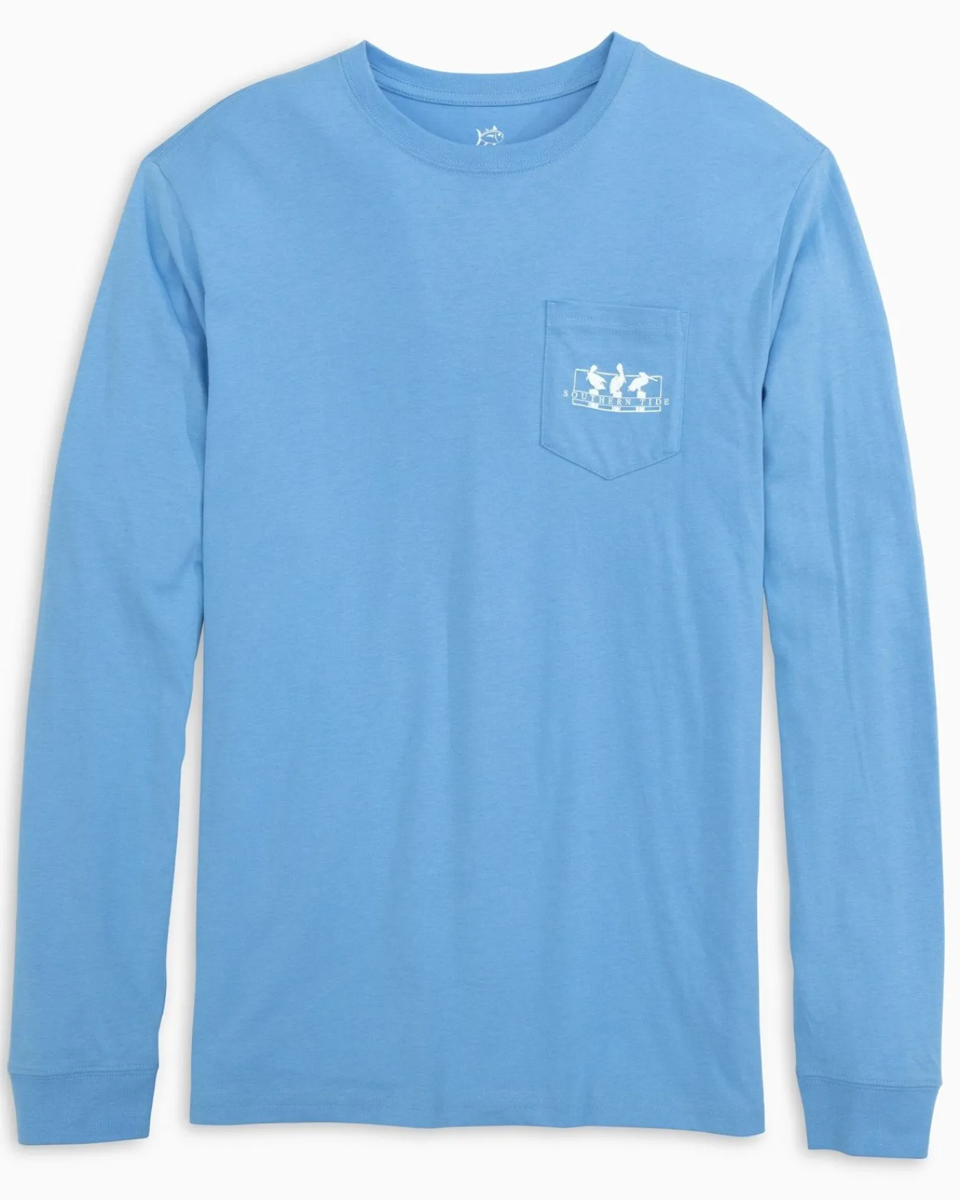Cheap Southern Tide Pelican Sunset Long Sleeve T-Shirt Ocean Channel