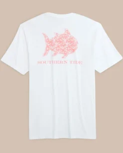 Flash Sale Southern Tide Plumeria Short Sleeve T-Shirt Classic White