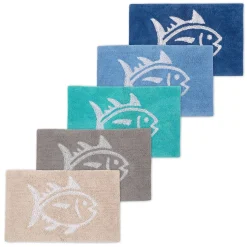Cheap WPH Reversible Skipjack Bath Rug - 17"W X 24"L