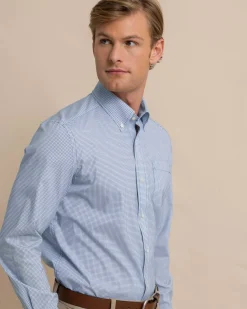 Flash Sale Southern Tide Rosemont Brrr°® Intercoastal Performance Sport Shirt Seven Seas Blue