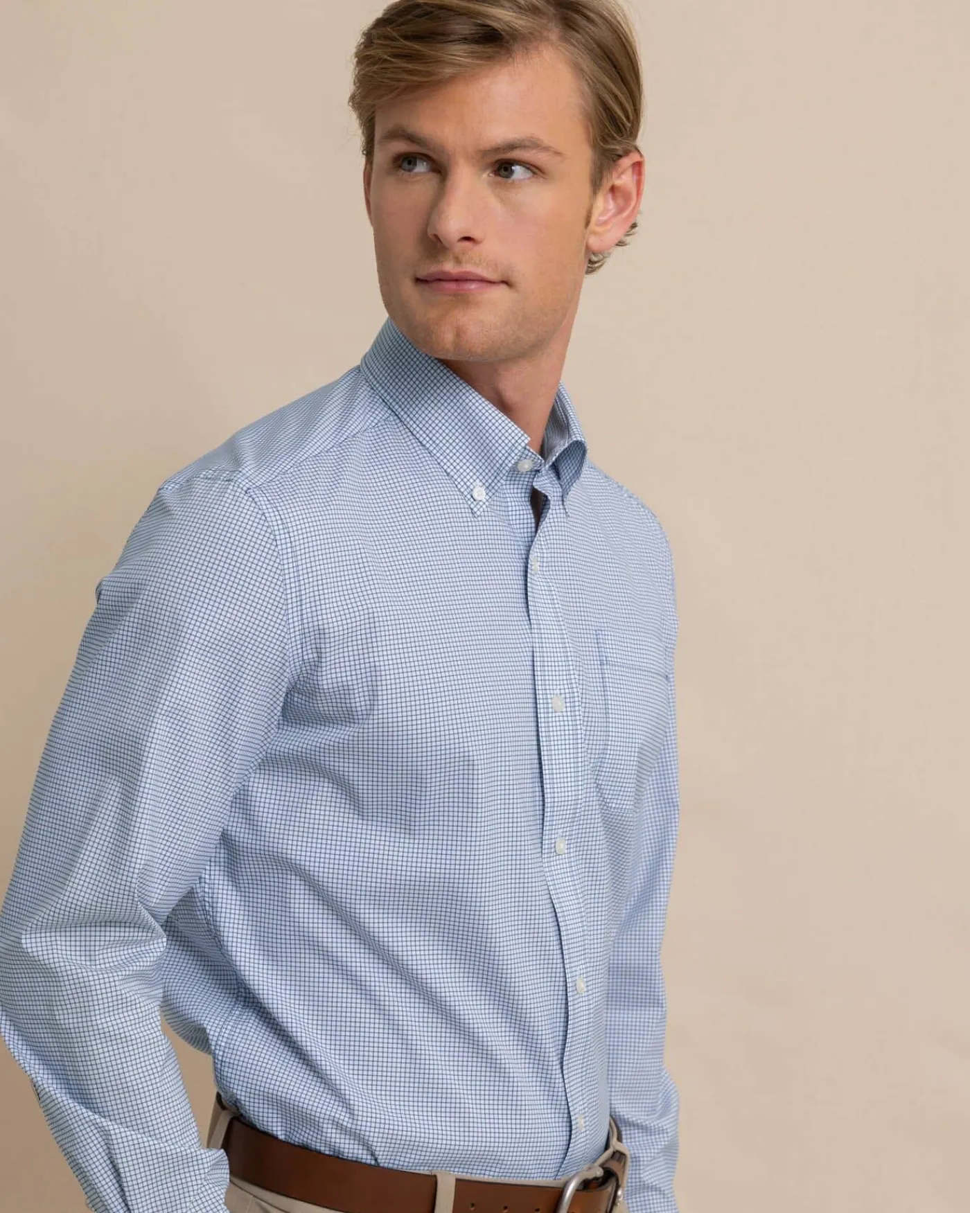 Flash Sale Southern Tide Rosemont Brrr°® Intercoastal Performance Sport Shirt Seven Seas Blue