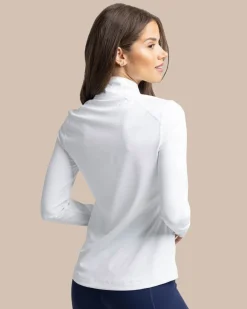 Online Southern Tide Runaround Quarter Zip Pull Over Classic White