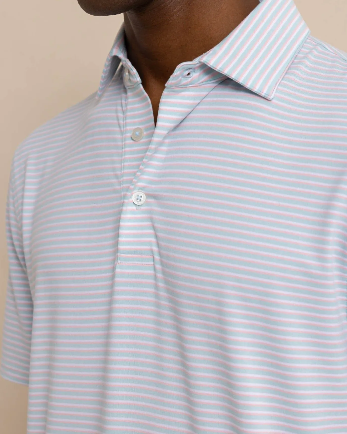 Sale Southern Tide Ryder Heather Halls Performance Polo