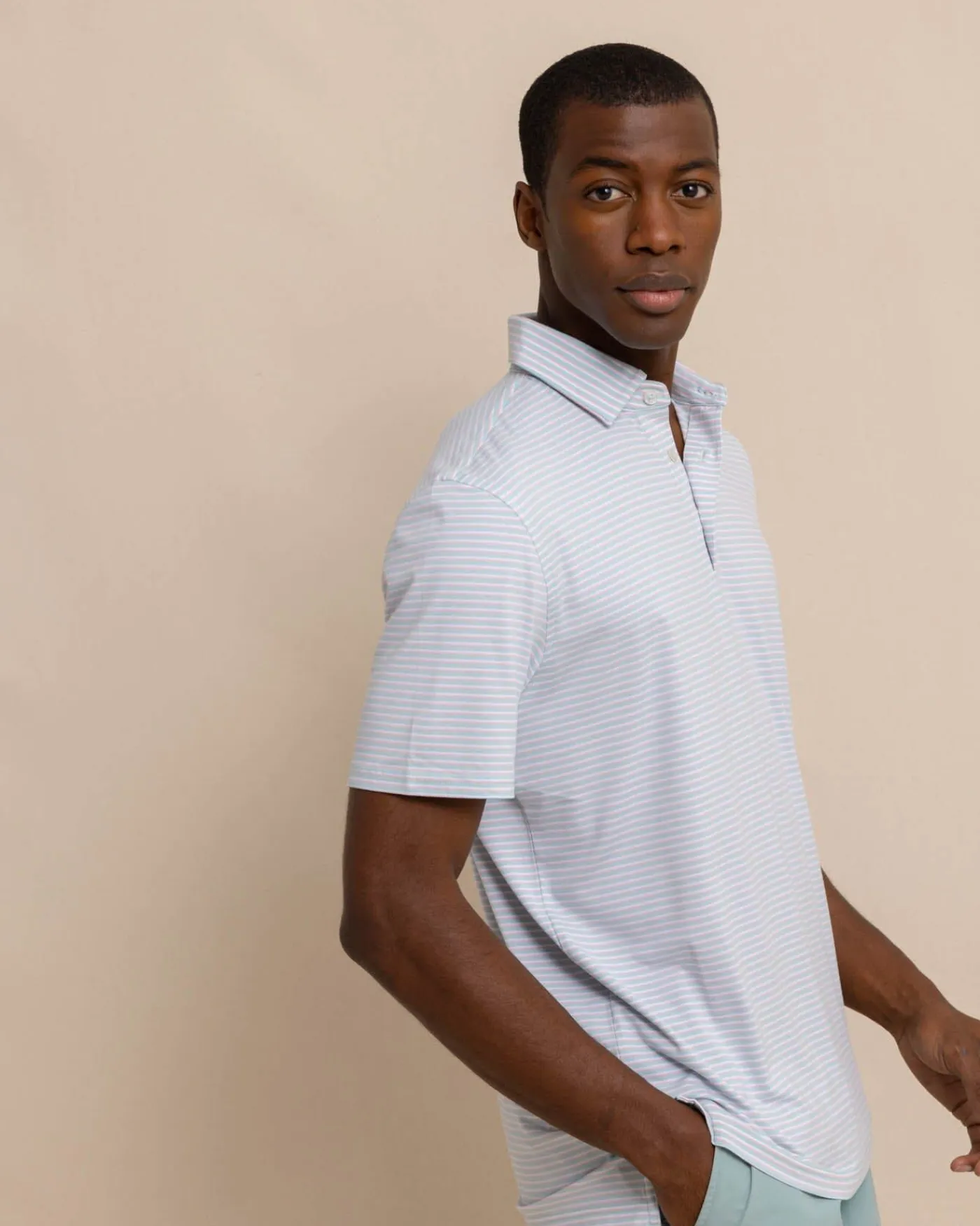 Sale Southern Tide Ryder Heather Halls Performance Polo