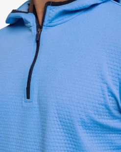 Fashion Southern Tide Scuttle Heather Performance Quarter Zip Hoodie