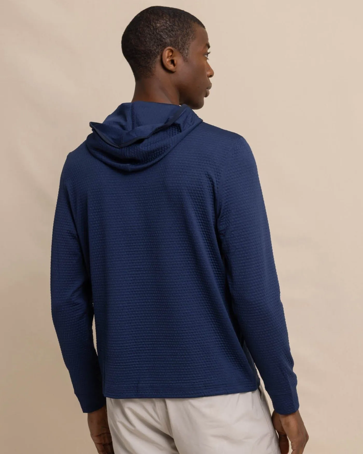 Fashion Southern Tide Scuttle Heather Performance Quarter Zip Hoodie