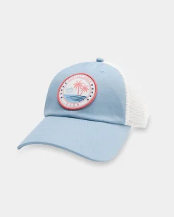 Best Southern Tide Skipjack Beach Club Trucker Hat Light Blue