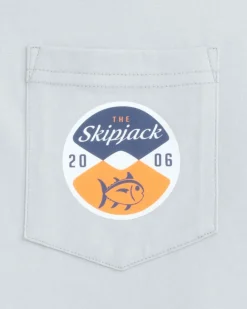 Flash Sale Southern Tide Skipjack Reel Deal Short Sleeve T-Shirt Platinum Grey