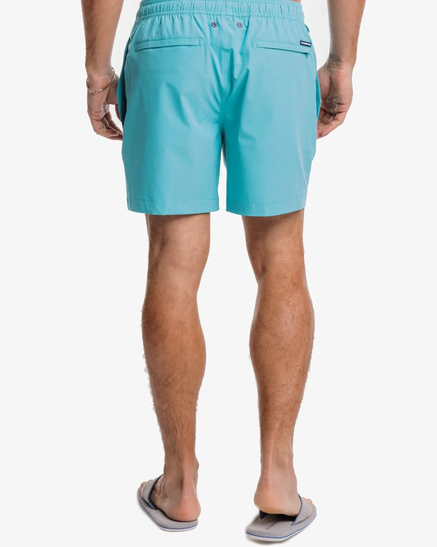 Fashion Southern Tide Solid Swim Trunk
