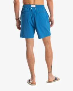 Fashion Southern Tide Solid Swim Trunk